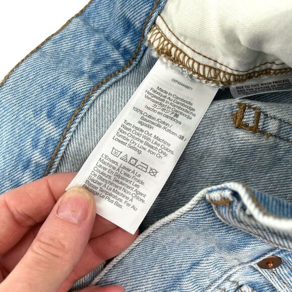 Madewell Relaxed Denim cut‎ off Shorts in Cedarcroft Wash Size 28 - Picture 11 of 11